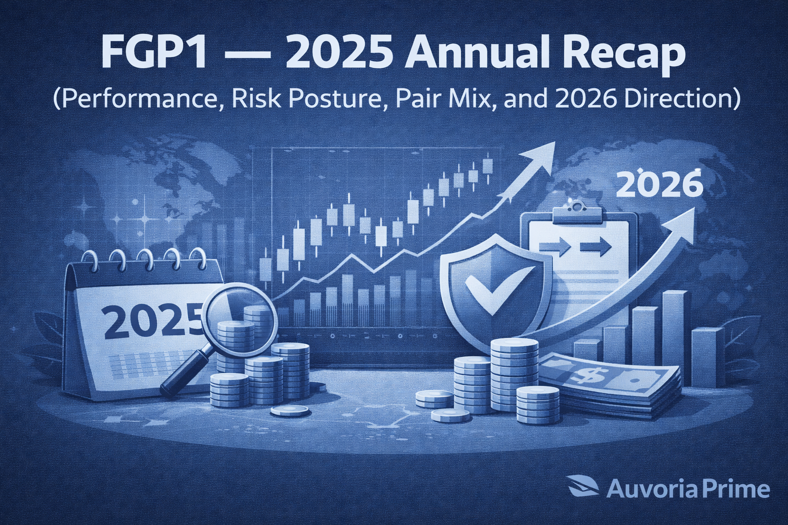 FGP1 — 2025 Annual Recap (Performance, Risk Posture, Pair Mix, and 2026 Direction)